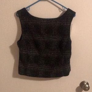 ⭐️HP⭐️ Banana Republic Wool plaid top (NWT)
